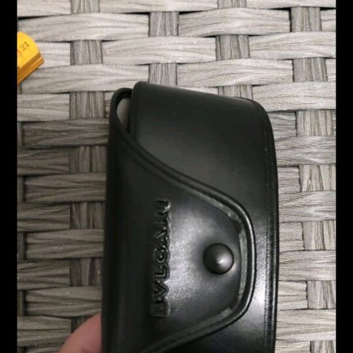 Bvlgari black glasses case like new