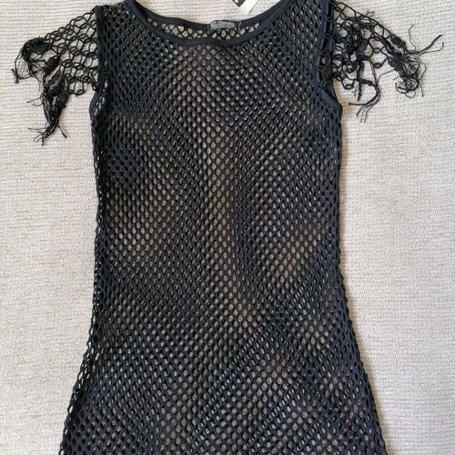 R.Capola mesh blouse new size S/M, black