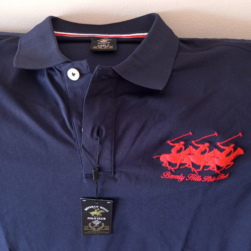 Beverly Hills Polo Club polo shirt new, size 3XL, dark blue