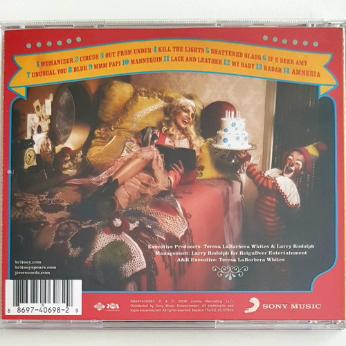 Britney Spears Circus CD like new