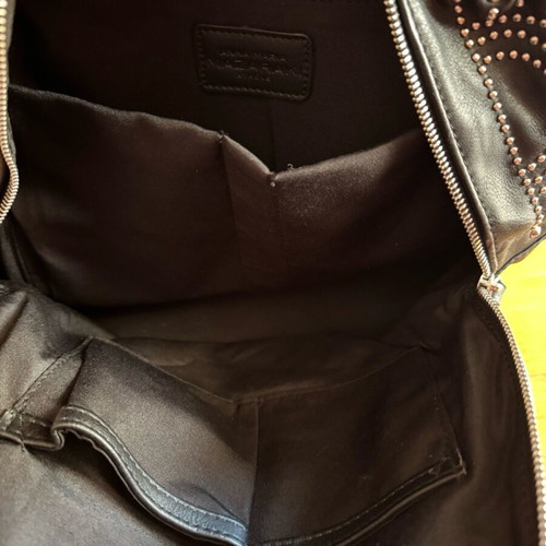 Anna Maria Mazaraki black backpack used with studs