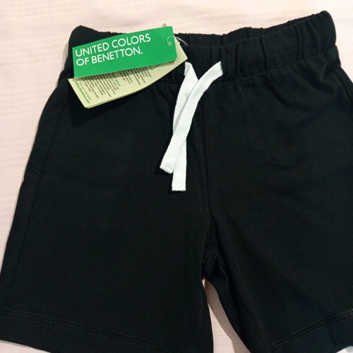 Benetton shorts new for 3-4 years old black