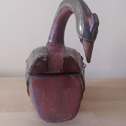 Antique decorative duck with storage used