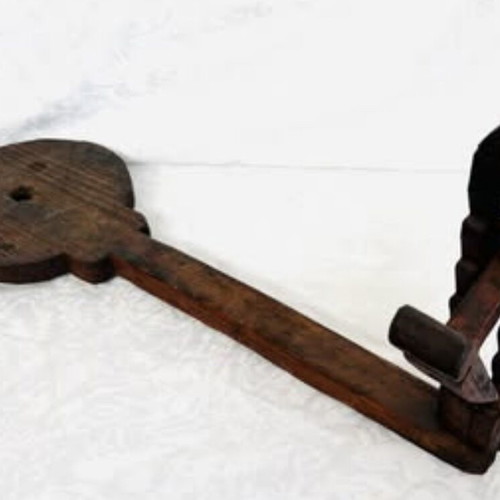 Antique handmade Cypriot tool used, 53x26x18cm
