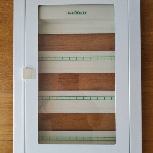 Geyer Electrical Panel Cover new, three rows 12 elements