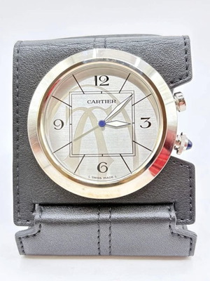 Cartier Pasha επιτραπέζιο ρολόι quartz με ξυπνητήρι σαν καινούργιο
