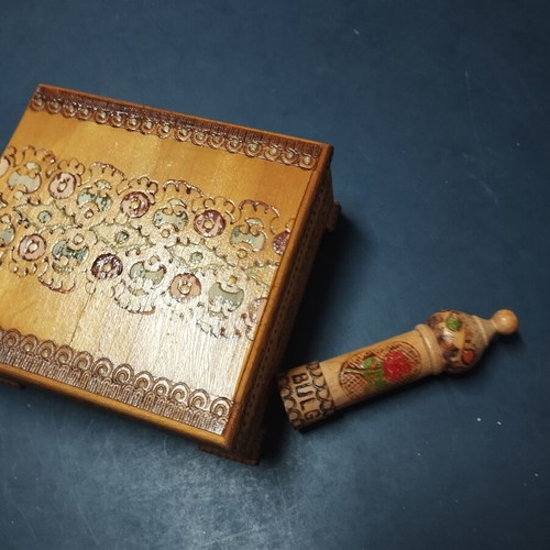 Souvenirs from Bulgaria used, cigarette and perfume case