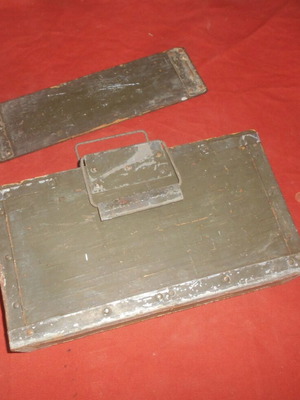 Wooden British Army WWII 1945 Ammo Box used