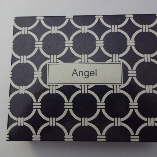 Angel men's leather wallet black, new