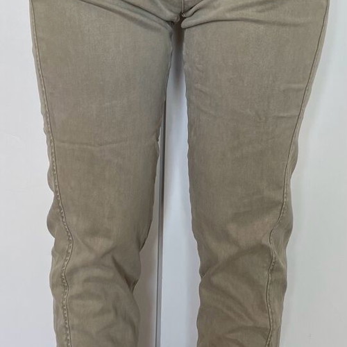 Khaki pants with elastic waist like new from ZARA