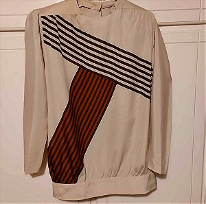 Υπέροχη vintage μπλούζα σε γήινα χρώμα L/XL (νούμερο 44)
