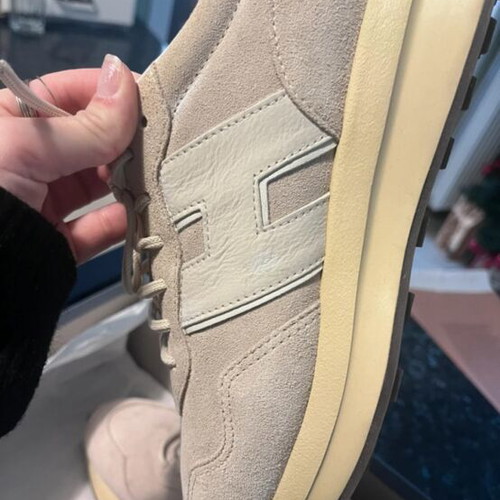 Hogan beige women's sneakers, size 39.5
