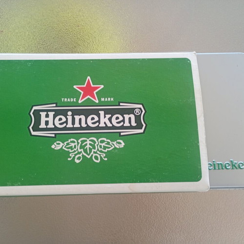 Heineken Poker Set like new in metal case