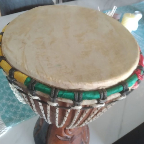 Drum new, decorative and functional, solid wood