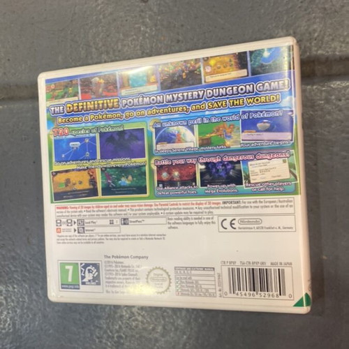 Pokémon Super Mystery Dungeon Nintendo 3DS like new, CIB