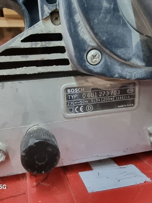 Bosch heavy-duty 1200W belt sander used