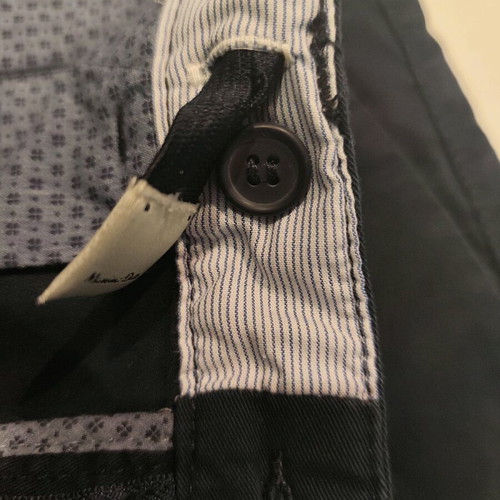 Massimo Dutti blue fabric pants like new for 9-10 years old