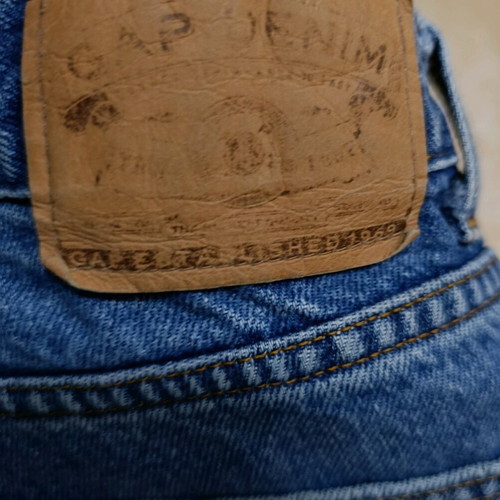 GAP denim pants size M like new, blue