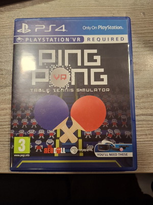 Ping Pong Playstation 4 game like new