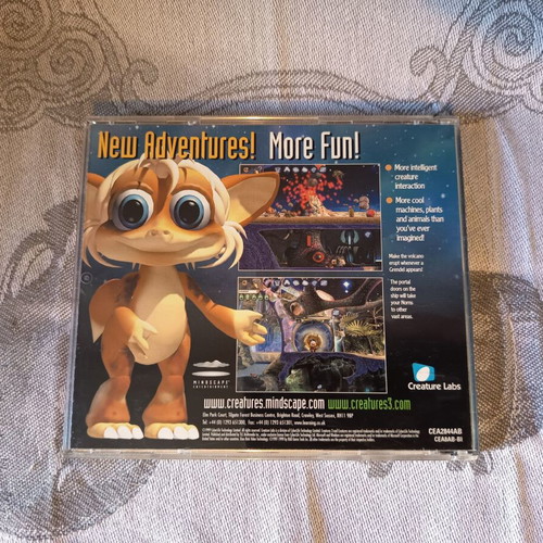 Creatures 3 PC CD-ROM game used