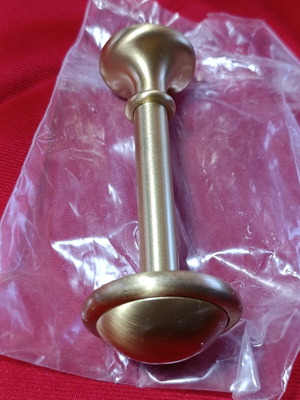 Brass curtain tieback new