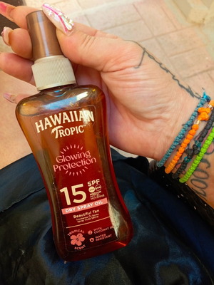 Hawaiian Tropic Dry Spray Oil 200ml new