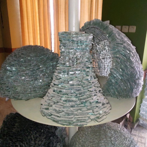Handmade wall light composition like new