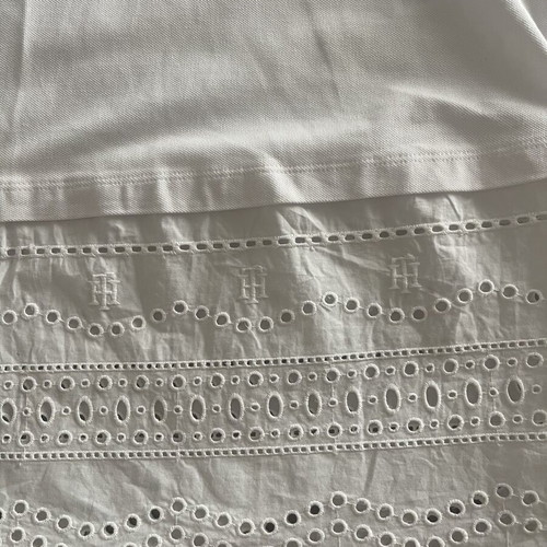 Tommy Hilfiger Woman Polo Dress with Lace like new, size S, white