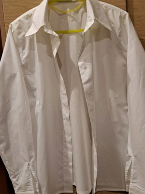 Πουκάμισο Vassia Kostara μεταχειρισμένο, άσπρο, μέγεθος S