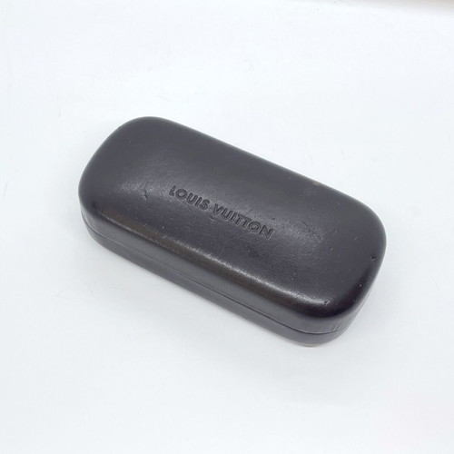 Louis Vuitton glasses case used, brown