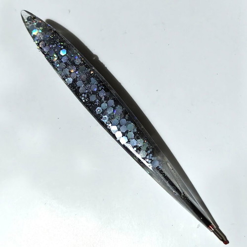 Pen with obsidian crystals like new