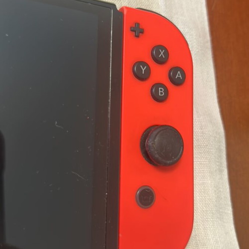 Nintendo Switch OLED 64GB console, Neon Blue and Neon Red