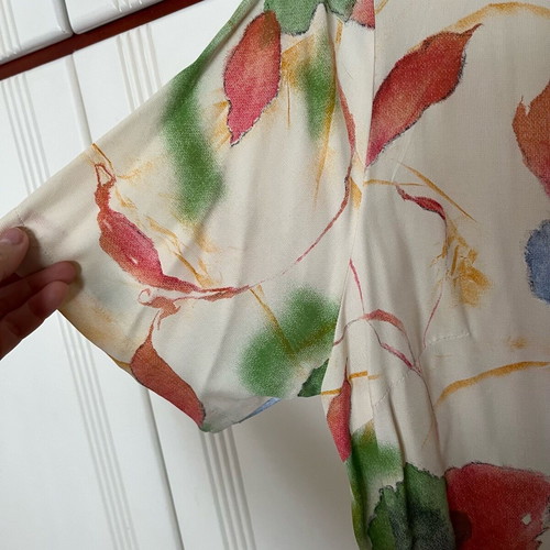 Women's shirt new 5XL multicolor 100% viscose