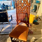  8 καρέκλες  μοναστηριακές αντίκες Μασιφ ξυλο