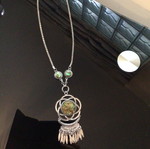 Boho necklace like new, impressive