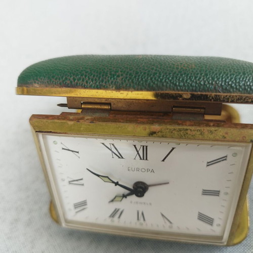 Vintage μηχανικό ξυπνητήρι Europa 2 jewels μεταχειρισμένο, αναλογικό