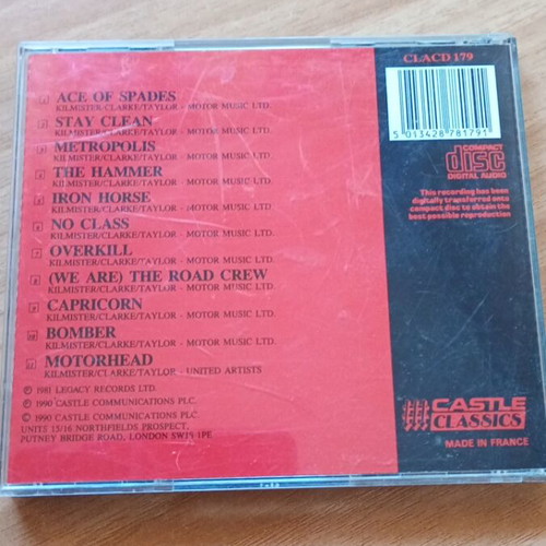 Motorhead No Sleep Till Hammersmith CD used, metal