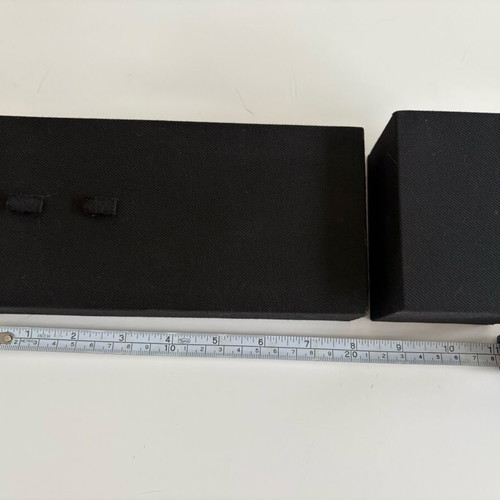 Set of two jewelry display stands used