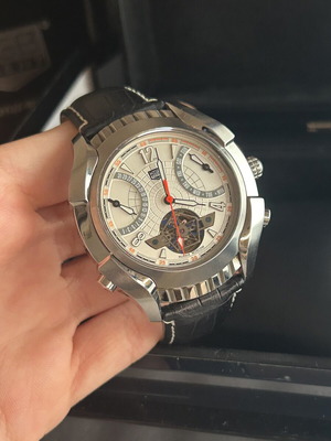 KGB Agent Watch brand new, elegant unisex white and gray