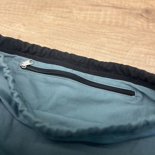 Timberland backpack sack type like new, blue and black
