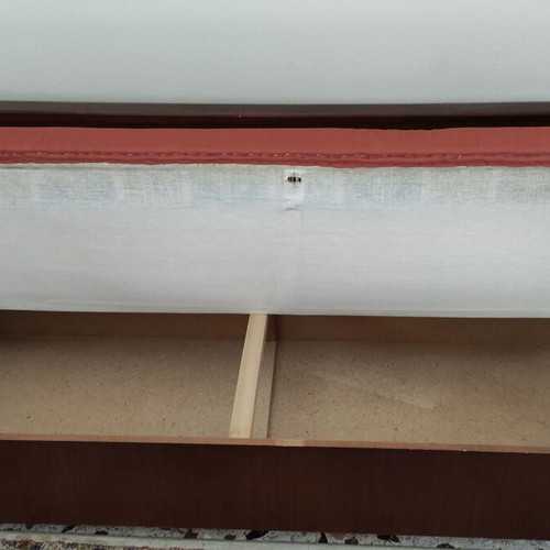 Sofa bed used with storage space