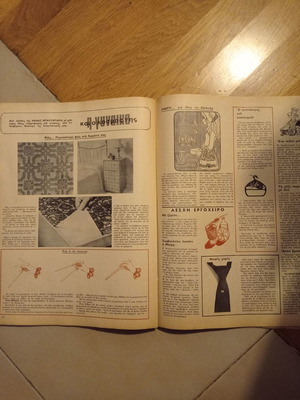 Old magazine used without cover