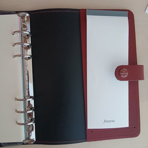 Filofax Original A5 Organizer Red leather like new