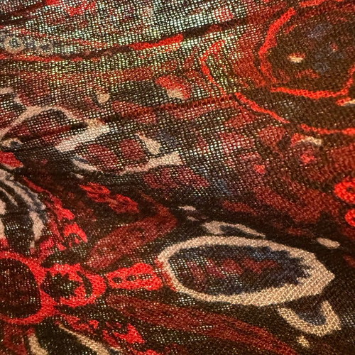 Compania Fantastica dress with paislay design like new size M 38 10