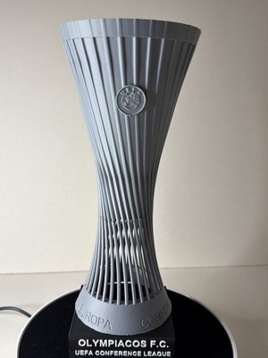 Olympiacos Conference League Trophy new, 3D printed 25 cm