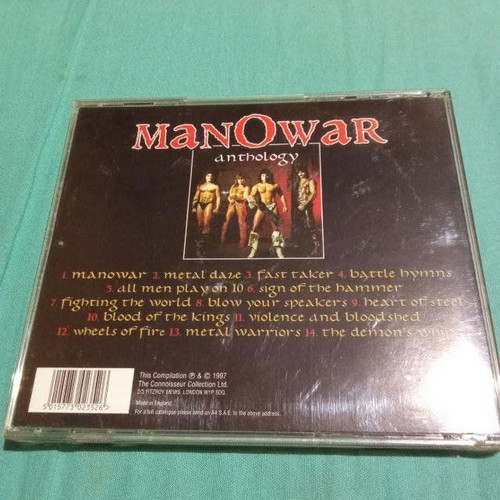 Manowar Anthology CD like new