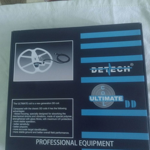 Detech Ultimate DD 13" coil new for Relic Striker