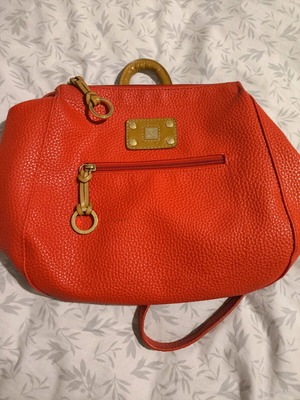 Backpack KEM women's leather red like new