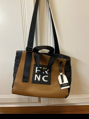 FRNC shoulder bag like new, black and brown