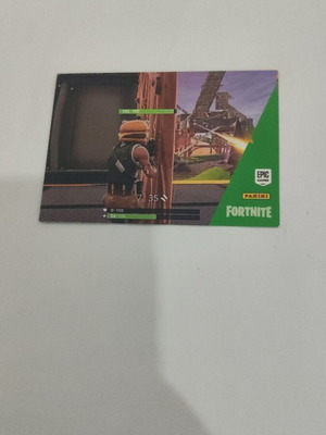 Fortnite collectible card in excellent condition